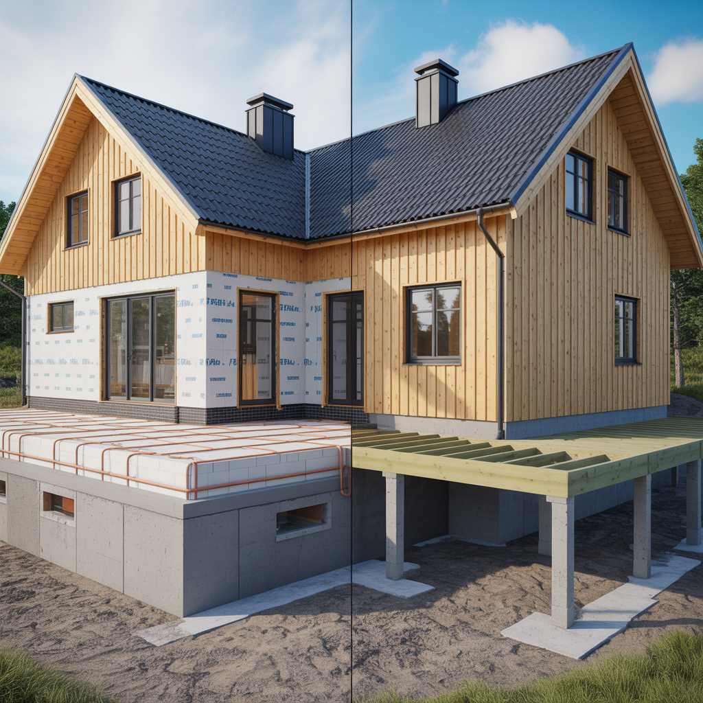 11.Skillnaden mellan platta pa mark och krypgrund vad ar bast