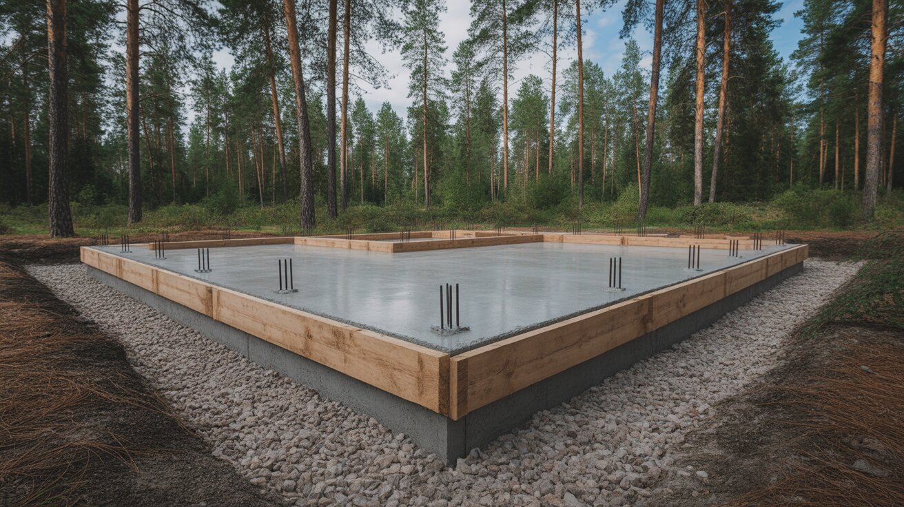 Anlägga Husgrund & Gjutning Betongplatta