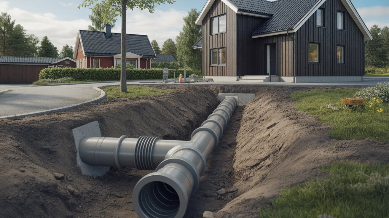 Koppla Kommunalt Vatten & Avlopp