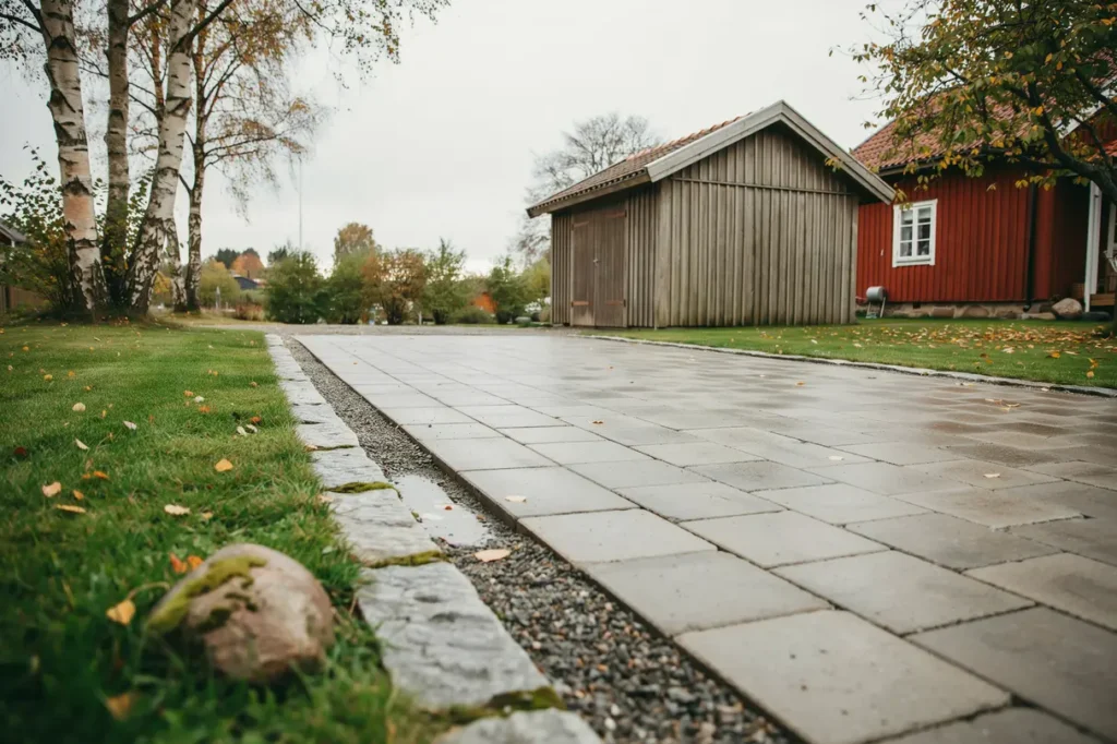 s planerar du en h llbar garageuppfart med r tt markarbete och materialval