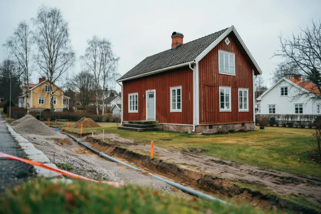 kommunalt vatten och avlopp till huset s g r anslutningen till steg f r steg