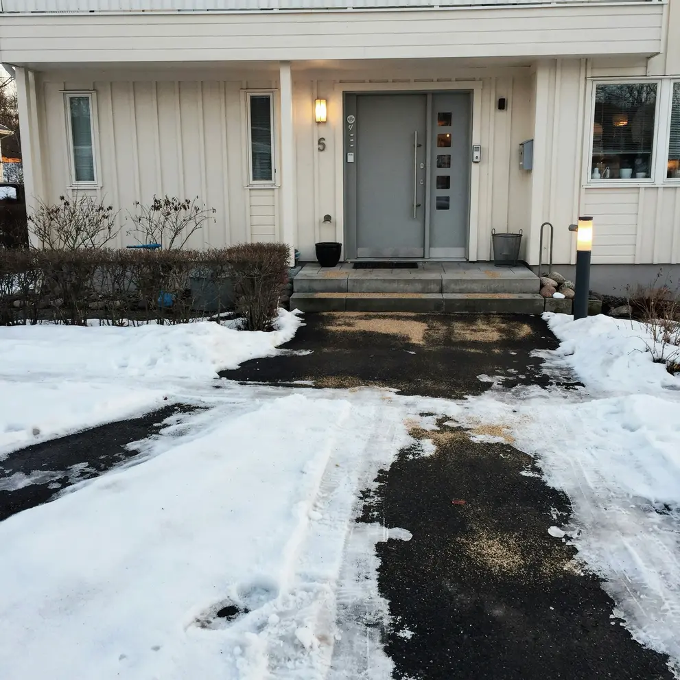 maskinell snorojning istappar halkbekampning partille goteborg