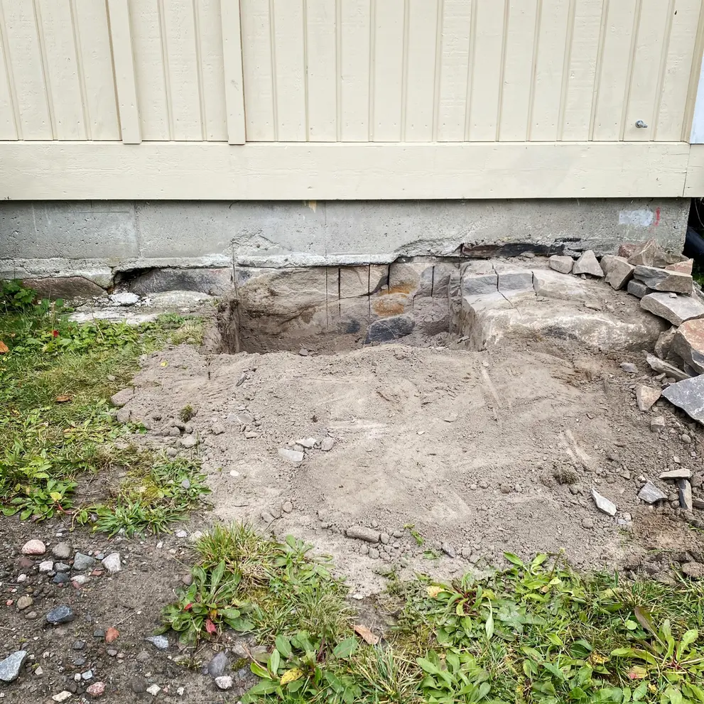 stensprackning bergsprangning partille goteborg